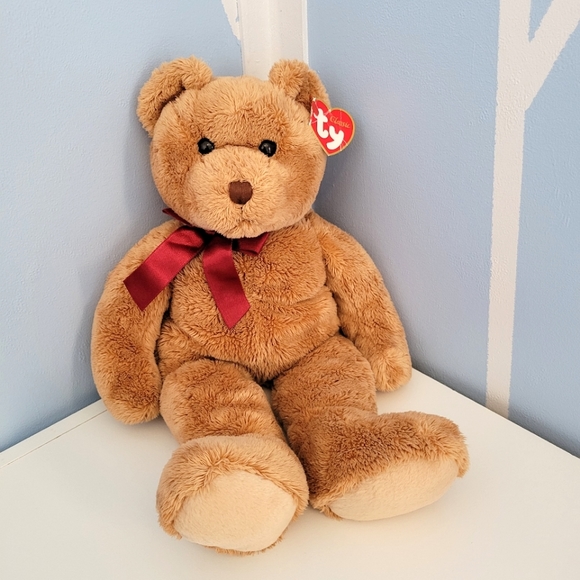 Ty Classic Plush Porridge The Bear 2003 Collection Rare Beanie Baby - Picture 1 of 10